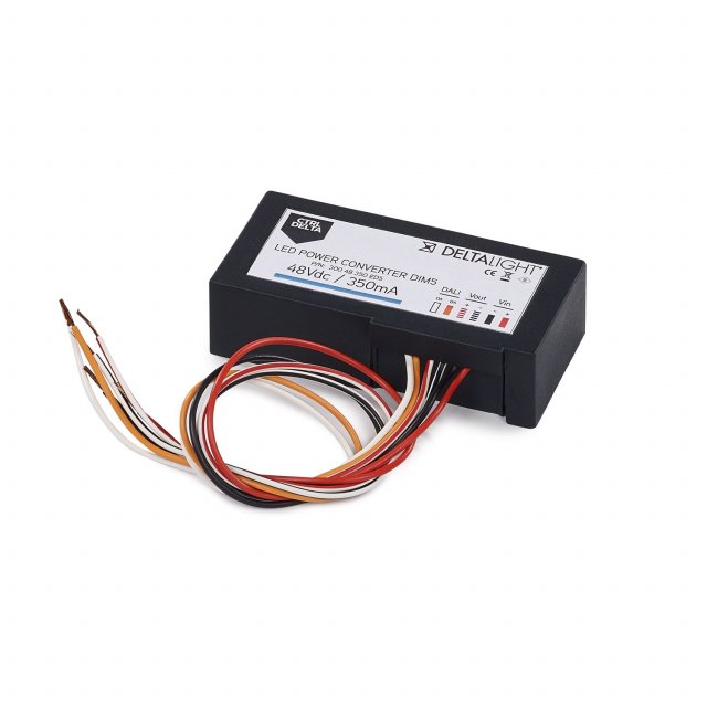 LED POWER CONVERTER 48V-DC to 350 mA-DC / 15W DIM5