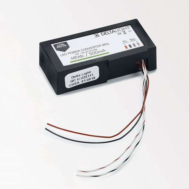 LED POWER CONVERTER 48V-DC to 350 mA-DC / 15W WDL
